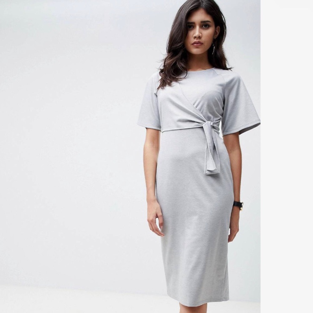 ASOS faux wrap dress